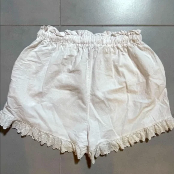 Francesca’s Blue Rain Kenya Eyelet Trim Soft Shorts - Picture 6 of 6